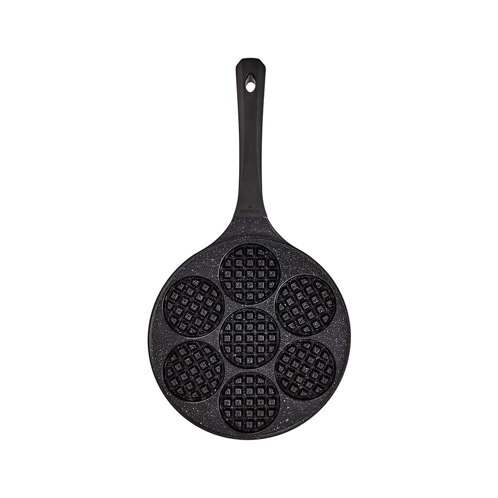 Karaca Karaca Romance Bio Granite 26cm Waffle Pan | 153.03.07.9816 - Home & Kitchen - Lebanon