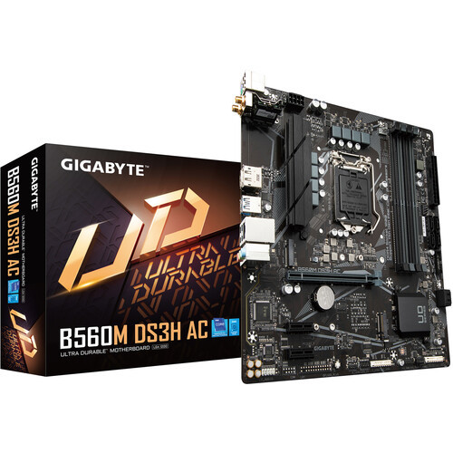 Gigabyte Gigabyte B560M DS3H AC LGA 1200 Micro-ATX Motherboard | B560M DS3H AC - Computers & Tech - Lebanon