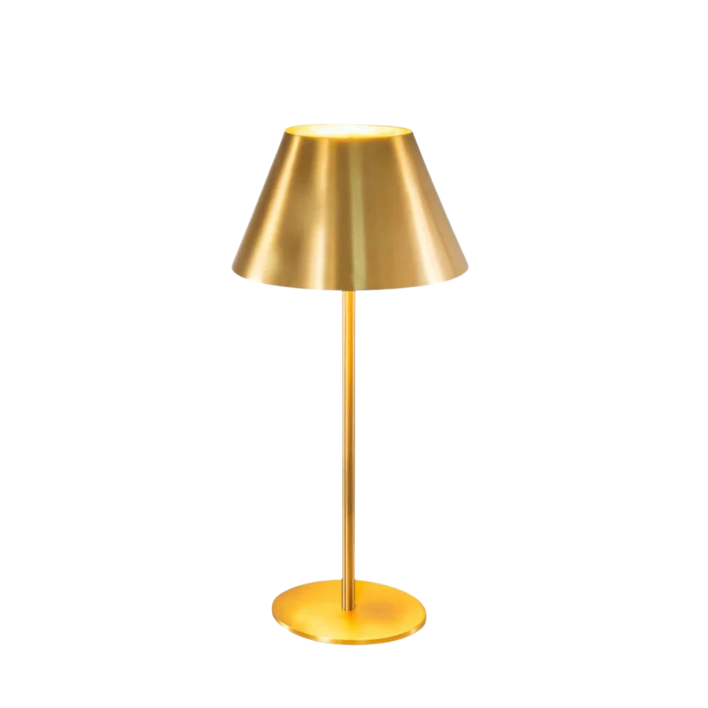 SK SK Gold Minimalist Touch-Control Table Lamp - 19 cm | SK851 - Home & Kitchen - Lebanon