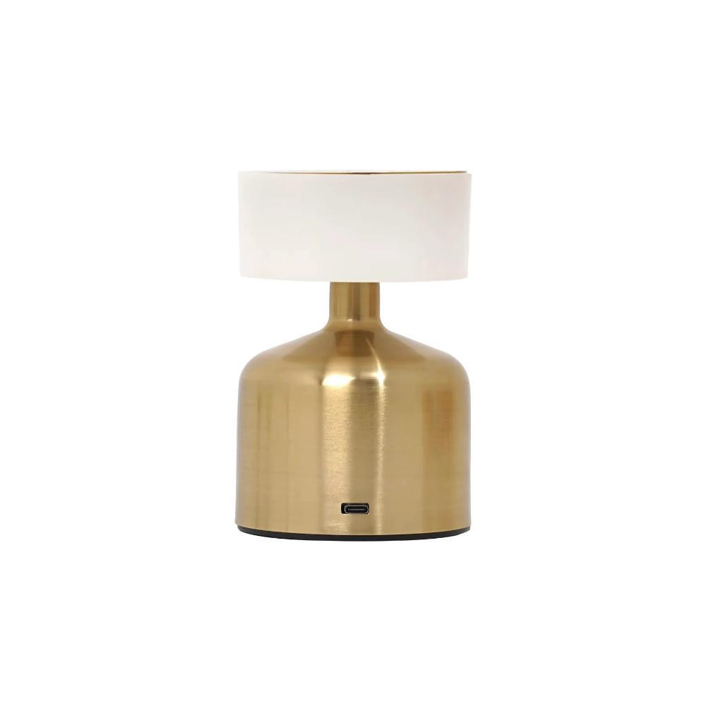 SK SK Versatile Gold Cordless Table Lamp - 13 cm, Touch Control, 3 Light Levels | SK1951412 - Home & Kitchen - Lebanon