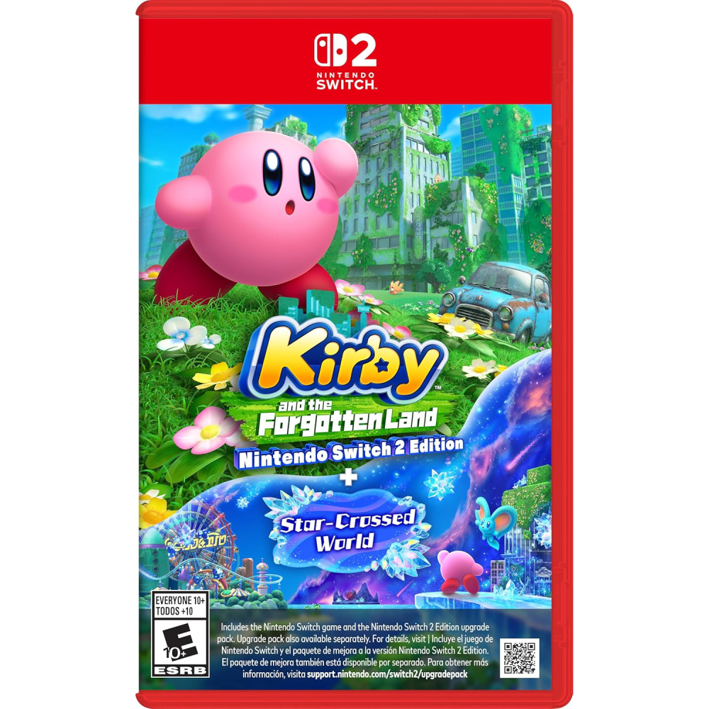 Nintendo Kirby and the Forgotten Land - Nintendo Switch 2 Edition + Star-Crossed World - Gaming - Lebanon