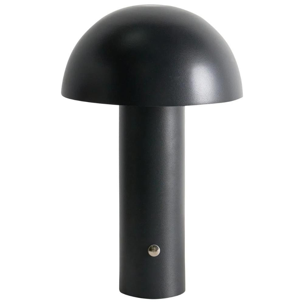 SK SK Black Wireless Mushroom LED Table Lamp 22 cm with Touch Dimming | SK195145 - Home & Kitchen - Lebanon