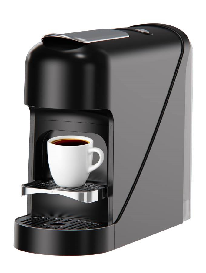 Campomatic Campomatic Espresso Capsule Machine 1400W - Black | EM200B - Home & Kitchen - Lebanon