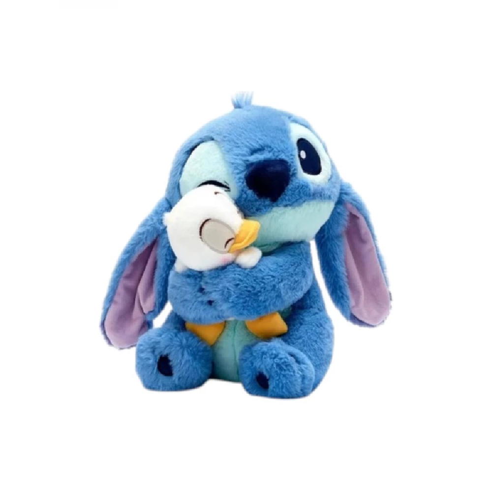 undefined Blue Stitch Plush Toy with Duck – 35cm | AL1671 - Toys & Games - Lebanon