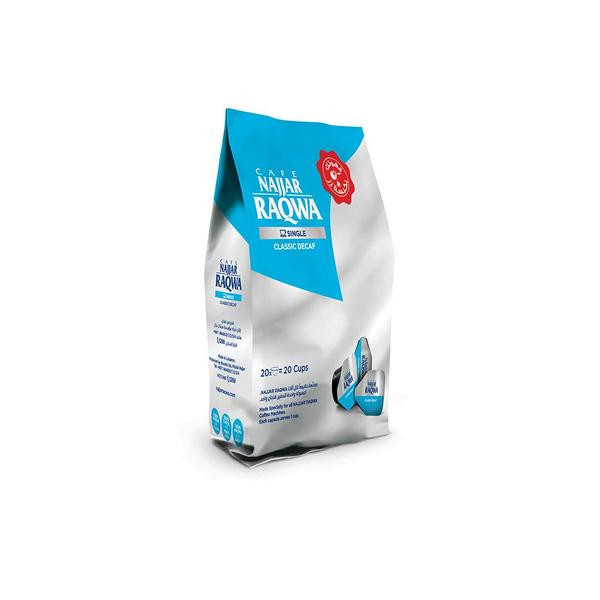 Najjar Najjar Raqwa Decaf 20 Single Capsules - Home & Kitchen - Lebanon