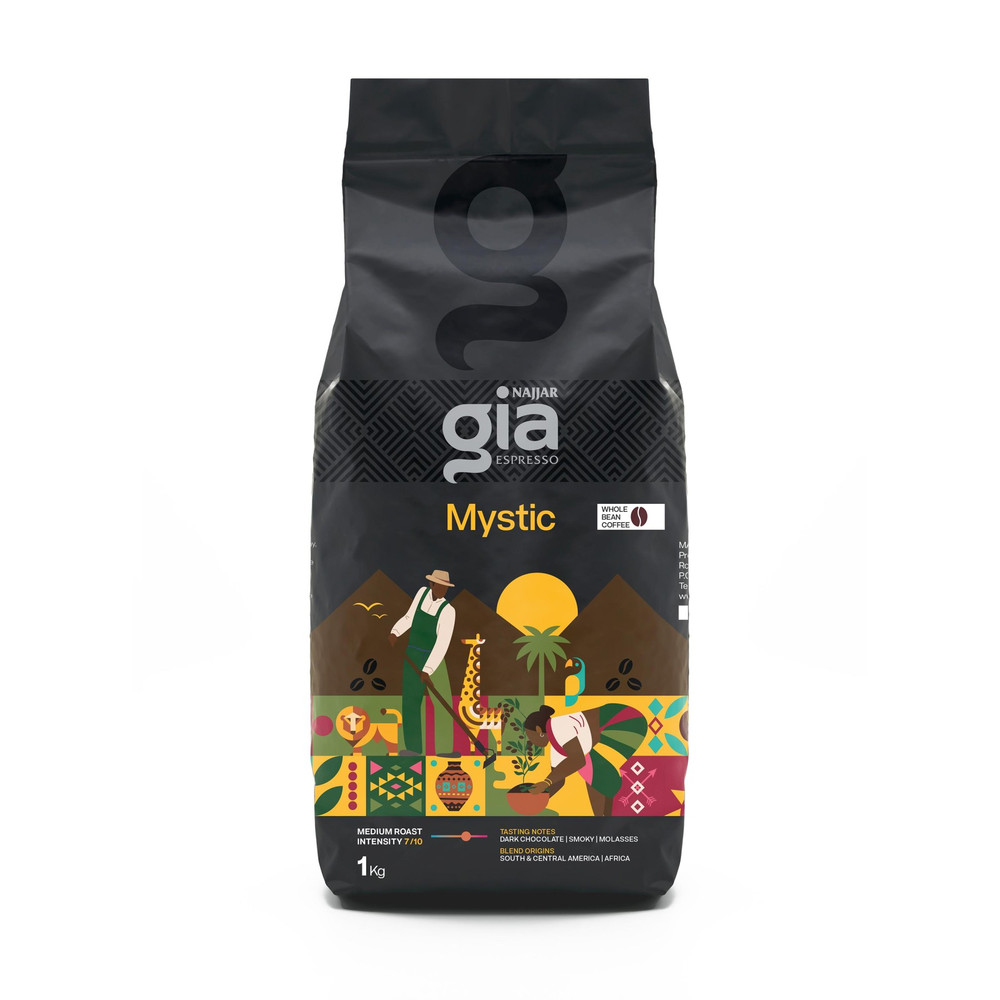 Najjar Gia Najjar Mystic Medium Roast Coffee Beans - 1KG - Home & Kitchen - Lebanon