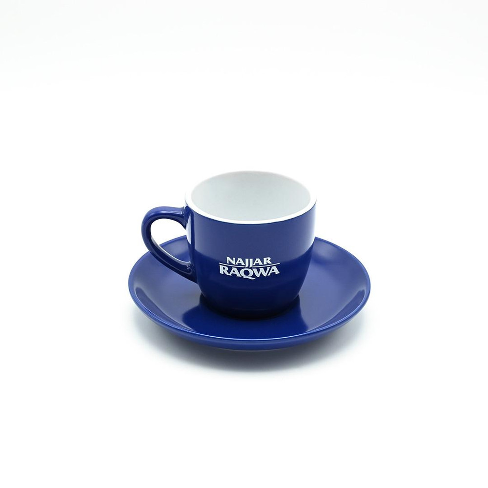 Najjar Najjar Raqwa Porcelain Set Double Cups & Saucers - Home & Kitchen - Lebanon