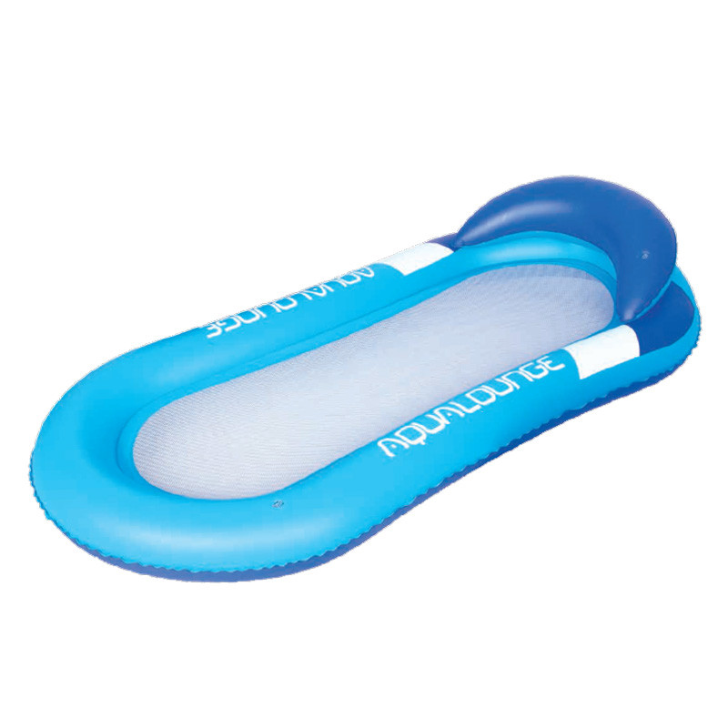 undefined Inflatable Leisure Pool Float Lounger - Blue Adult Mattress | 583-33 - Sports & Outdoors - Lebanon