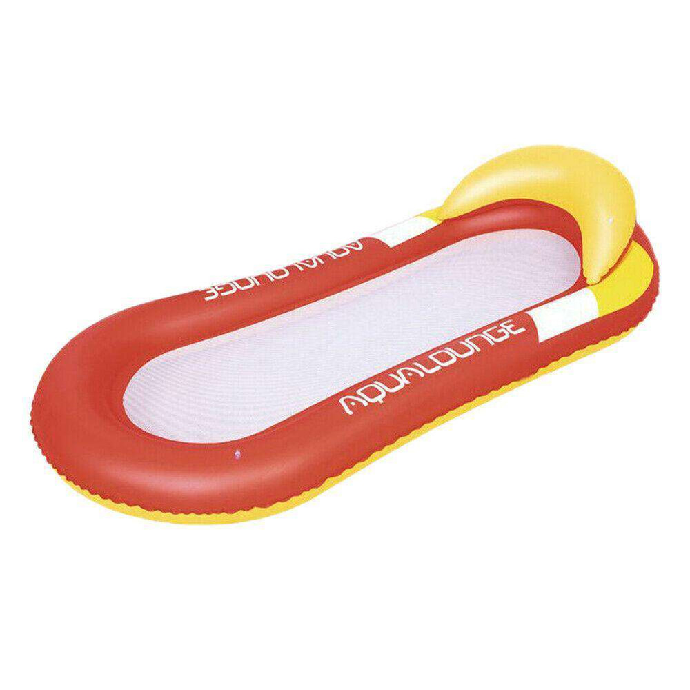 Inflatable Leisure Pool Float Lounger - Red Adult Mattress | 583-33 - Sports & Outdoors - Lebanon