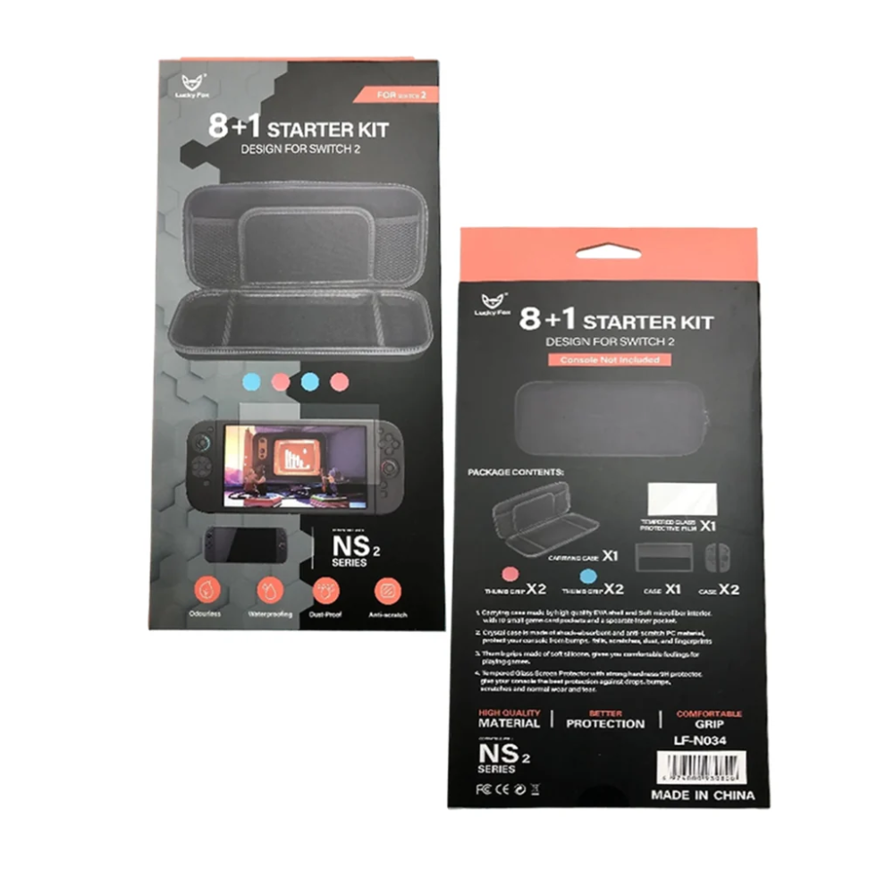 Lucky Fox 8+1 Starter Kit for Nintendo Switch 2 - Gaming - Lebanon