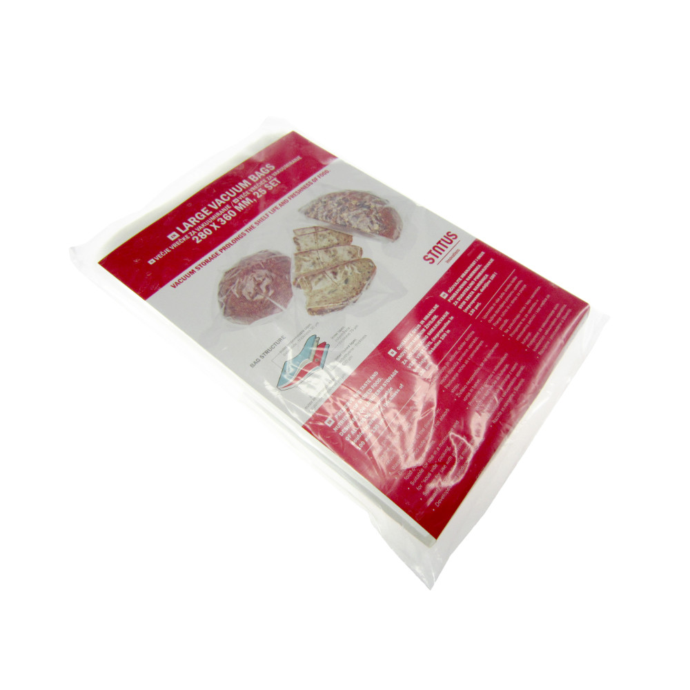 Status Status Vacuum Foil Bags 25Pcs Set (28x36cm) | 176210 - Home & Kitchen - Lebanon