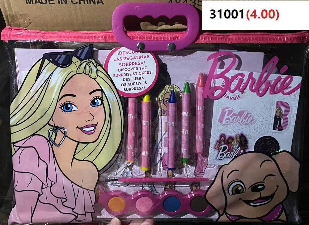 Barbie Barbie Creative Art & Sticker Set with Carry Case | 31001 - Toys & Games - Lebanon