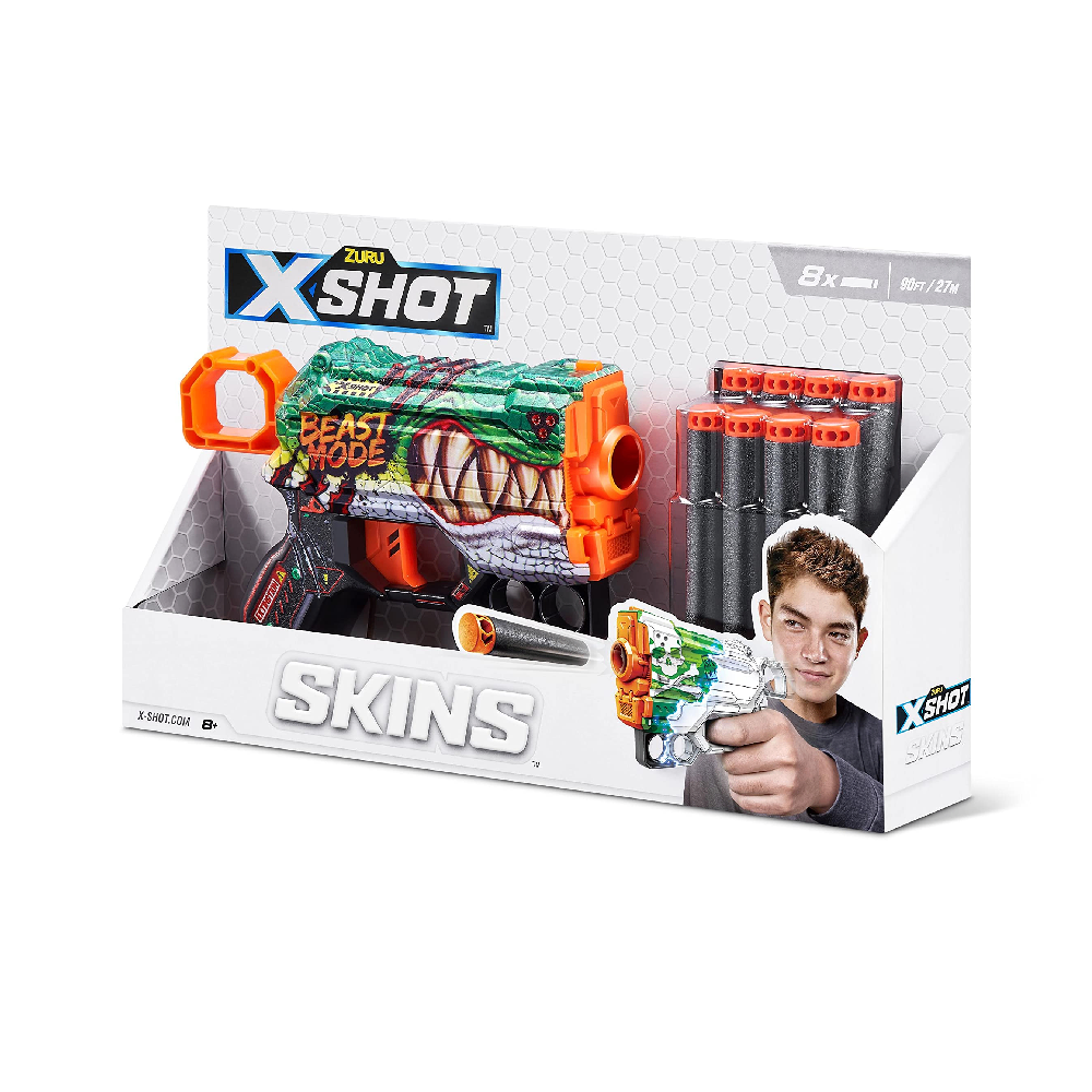 XShot XShot Skins Beast Mode Dart Blaster – 8 Darts | 36515 - Toys & Games - Lebanon
