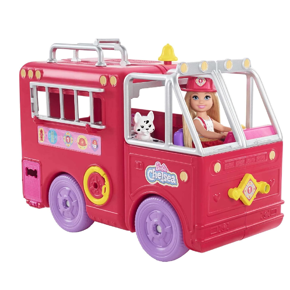 Barbie Barbie Chelsea Fire Truck Playset with Doll & Accessories | HCK73 - Toys & Games - Lebanon