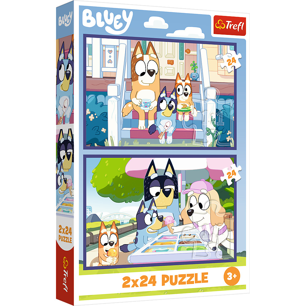 Trefl Trefl Puzzle 2-in-1 Bluey - 2x24 pcs | 34446 - Toys & Games - Lebanon