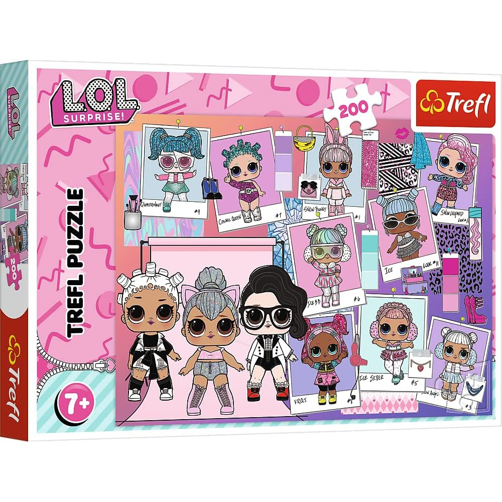Trefl Trefl Puzzle LOL! Surprise - 200 pcs | 13288 - Toys & Games - Lebanon