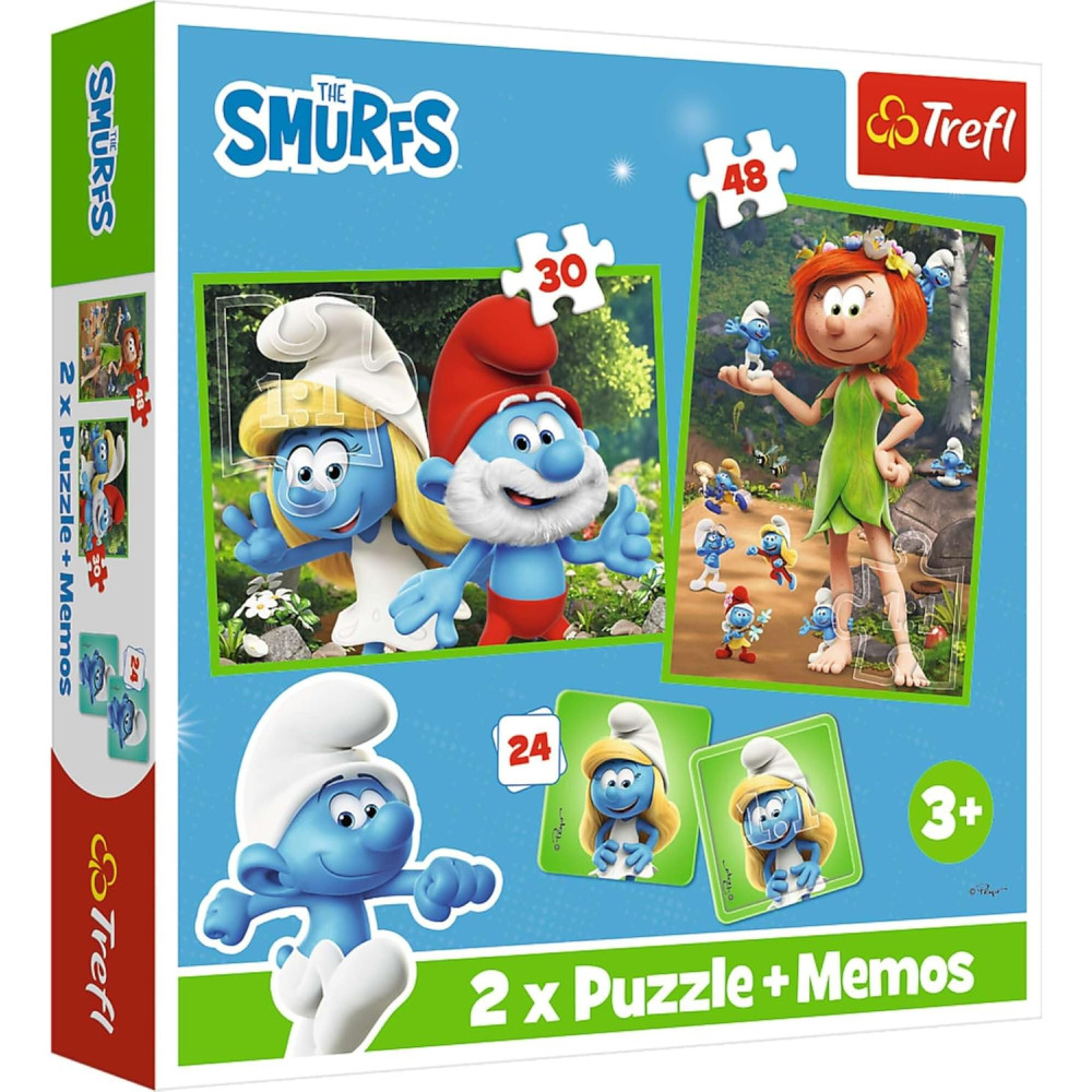 Trefl Trefl Puzzle The Smurfs with 2x Mimos | 93656 - Toys & Games - Lebanon