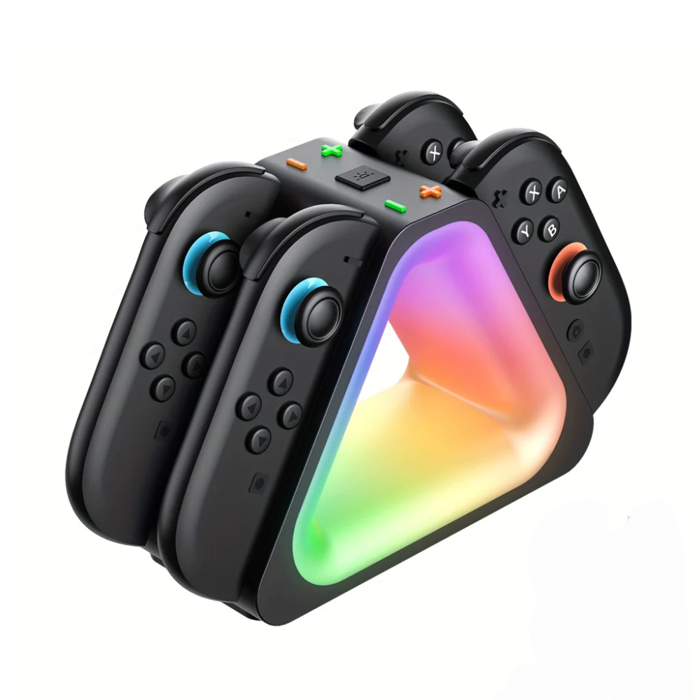 Oivo OIVO Fast Magnatic Charging Dock with 7 Light Modes For Nintendo Switch 2 - Gaming - Lebanon