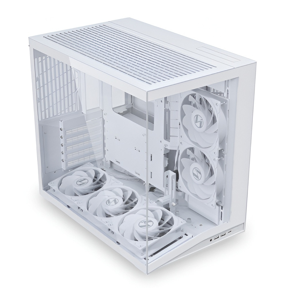 Lian Li Lian Li O11D Mini V2 Flow, 5x Reverse Blade non RGB fans - White | G99.O11DMIV2FW.00 - Other - Lebanon