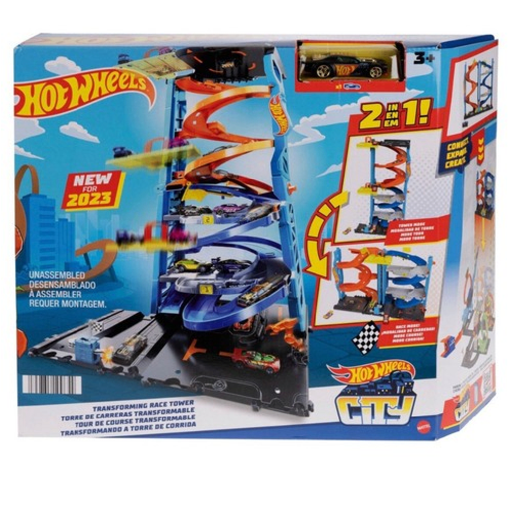 Hot Wheels Hot Wheels City Transforming Race Tower Track Set | HKX43 - Toys & Games - Lebanon