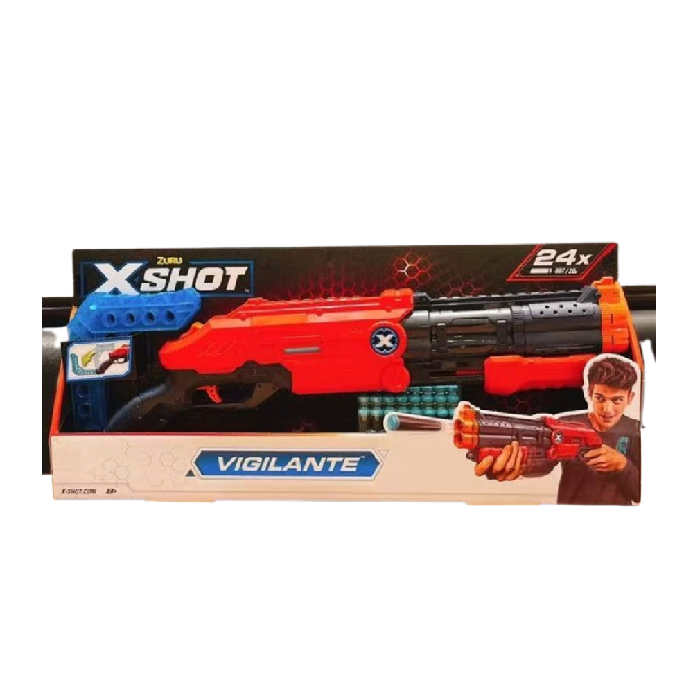ZURU XShot Vigilante Dart Blaster – 24 Darts | 36437 - Toys & Games - Lebanon