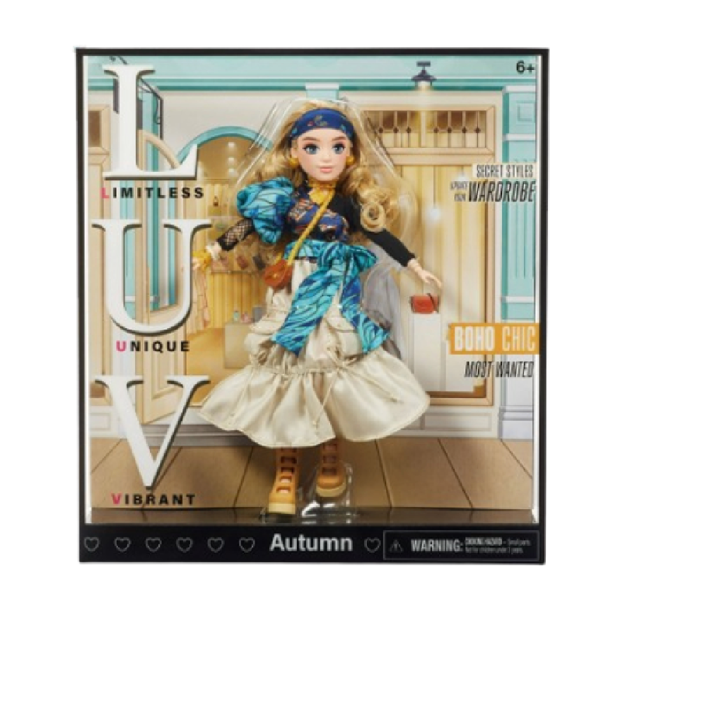 UV Limitless Unique Vibrant Fashion Doll – Autumn (Boho Chic) | 85004 - Toys & Games - Lebanon