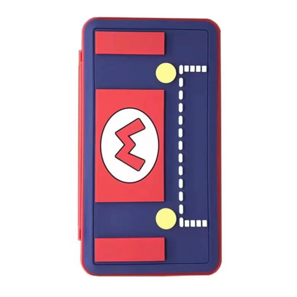 IPlay 3D Pattern Game Card Case for Nintendo Switch with 24 Game Card Slots and 24 Micro SD Card Slots - Super Mario Blue/Red - Gaming - Lebanon