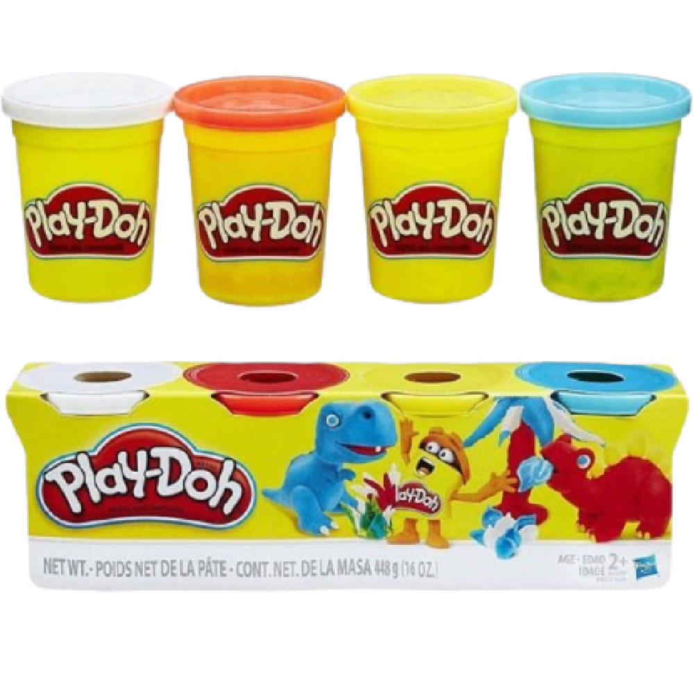 Play-Doh Play-Doh Modeling Compound 4-Pack Assorted Colors | B5517 - Other - Lebanon