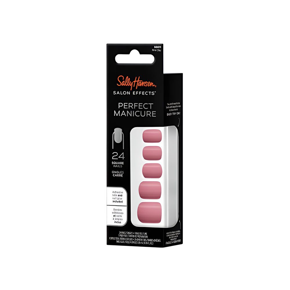 Sally Hansen Sally Hansen Salon Effects Perfect Fake Nails Kit - Square Pink Clay | 281582 - Beauty & Personal Care - Lebanon