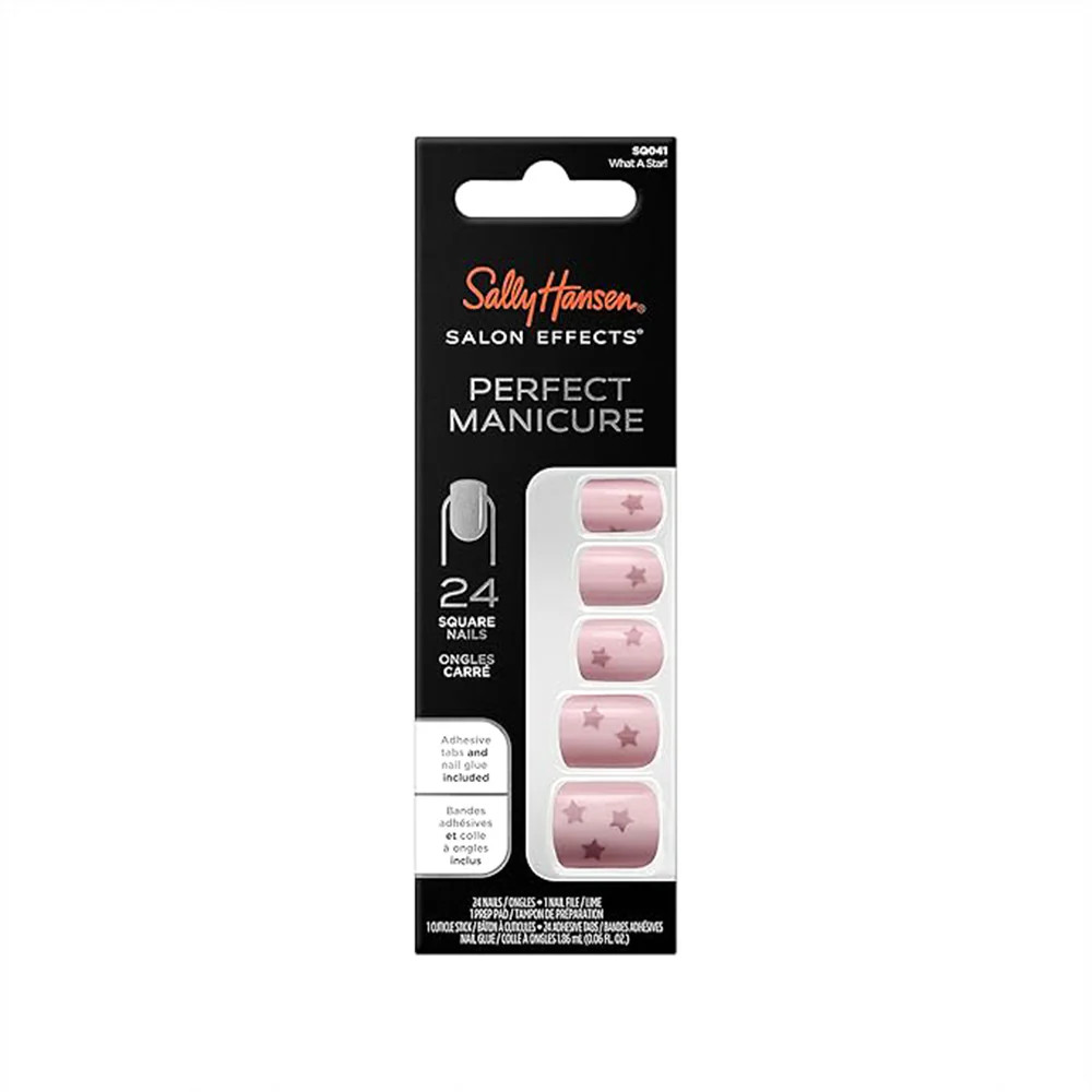 Sally Hansen Sally Hansen Salon Effects Perfect Fake Nails Kit - Square What a Star | 283786 - Beauty & Personal Care - Lebanon