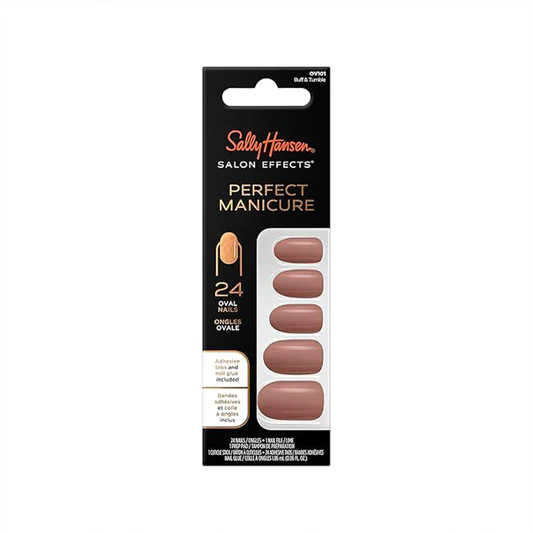 Sally Hansen Sally Hansen Salon Effects Perfect Fake Nails Kit - Oval Buff & Tumble | 283787 - Beauty & Personal Care - Lebanon