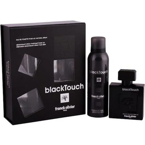 Franck Olivier Franck Olivier Black Touch Eau de Toilette 100 ml + Deodorant 250 ml Set | 267996 - Beauty & Personal Care - Lebanon