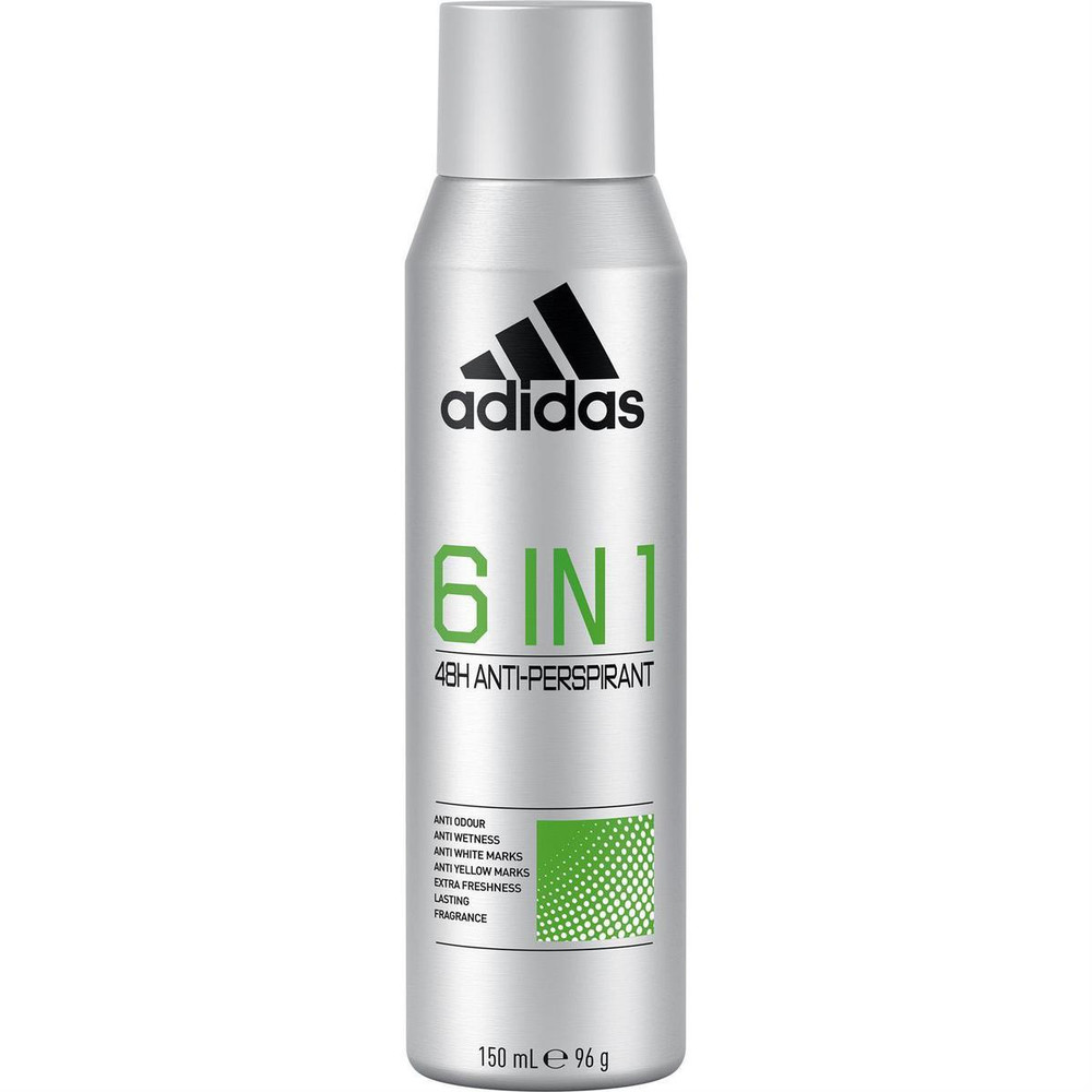 Adidas Adidas New 6-in-1 Deo Spray 150 ml - Men | 269269 - Beauty & Personal Care - Lebanon