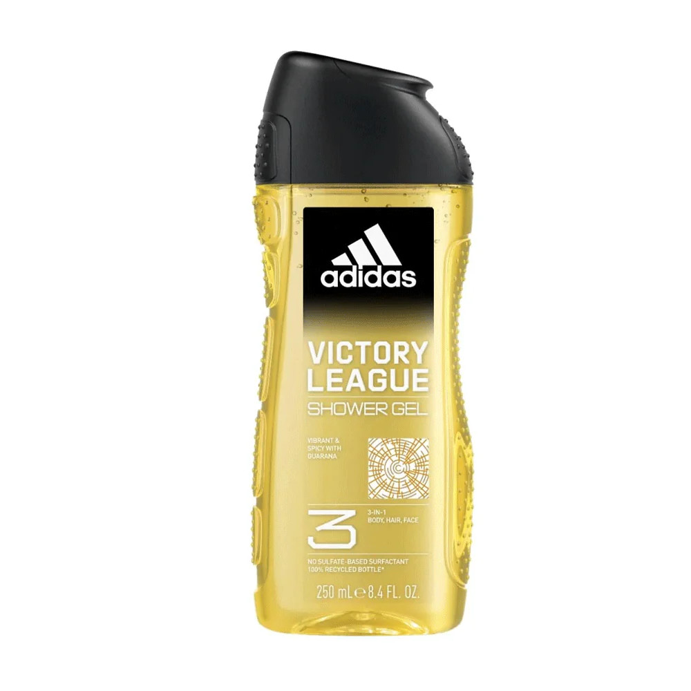Adidas Adidas New 3-in-1 Victory League Shower Gel 250 ml - Men | 269296 - Beauty & Personal Care - Lebanon