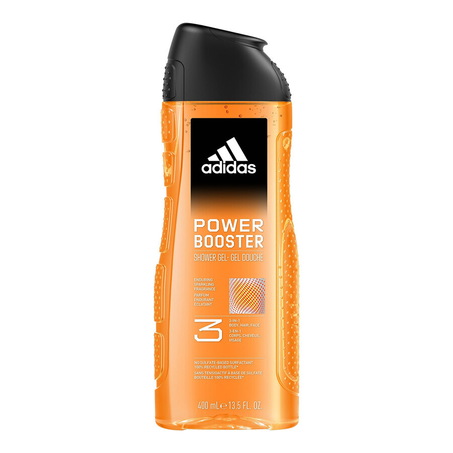 Adidas Adidas New 3-in-1 Power Booster Shower Gel 400 ml - Men | 269286 - Beauty & Personal Care - Lebanon