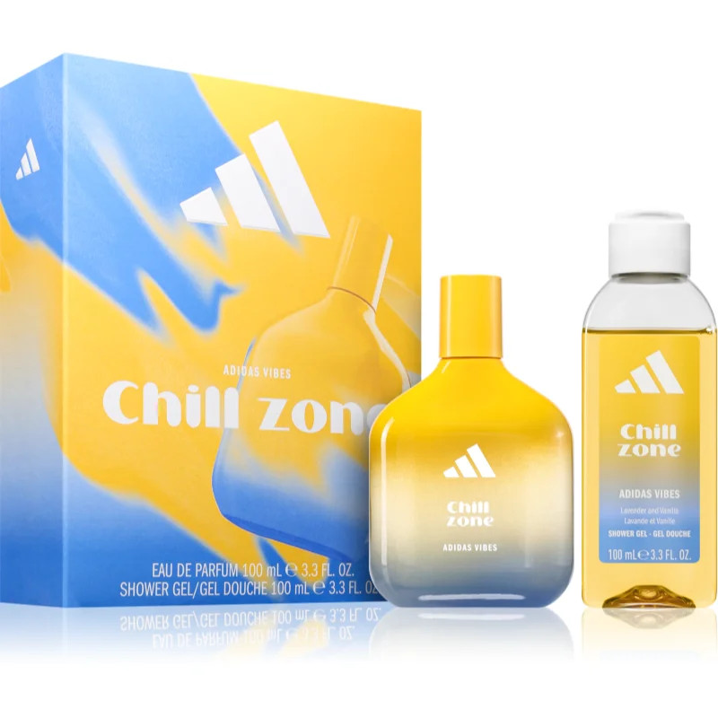 Adidas Adidas Vibes Chill Zone EDP 100 ml + Shower Gel 100 ml Gift Set - Men | 294351 - Beauty & Personal Care - Lebanon