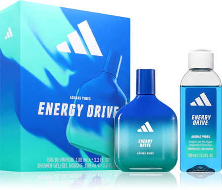 Adidas Adidas Vibes Energy Drive EDP 100 ml + Shower Gel 100 ml Gift Set - Men | 294352 - Beauty & Personal Care - Lebanon