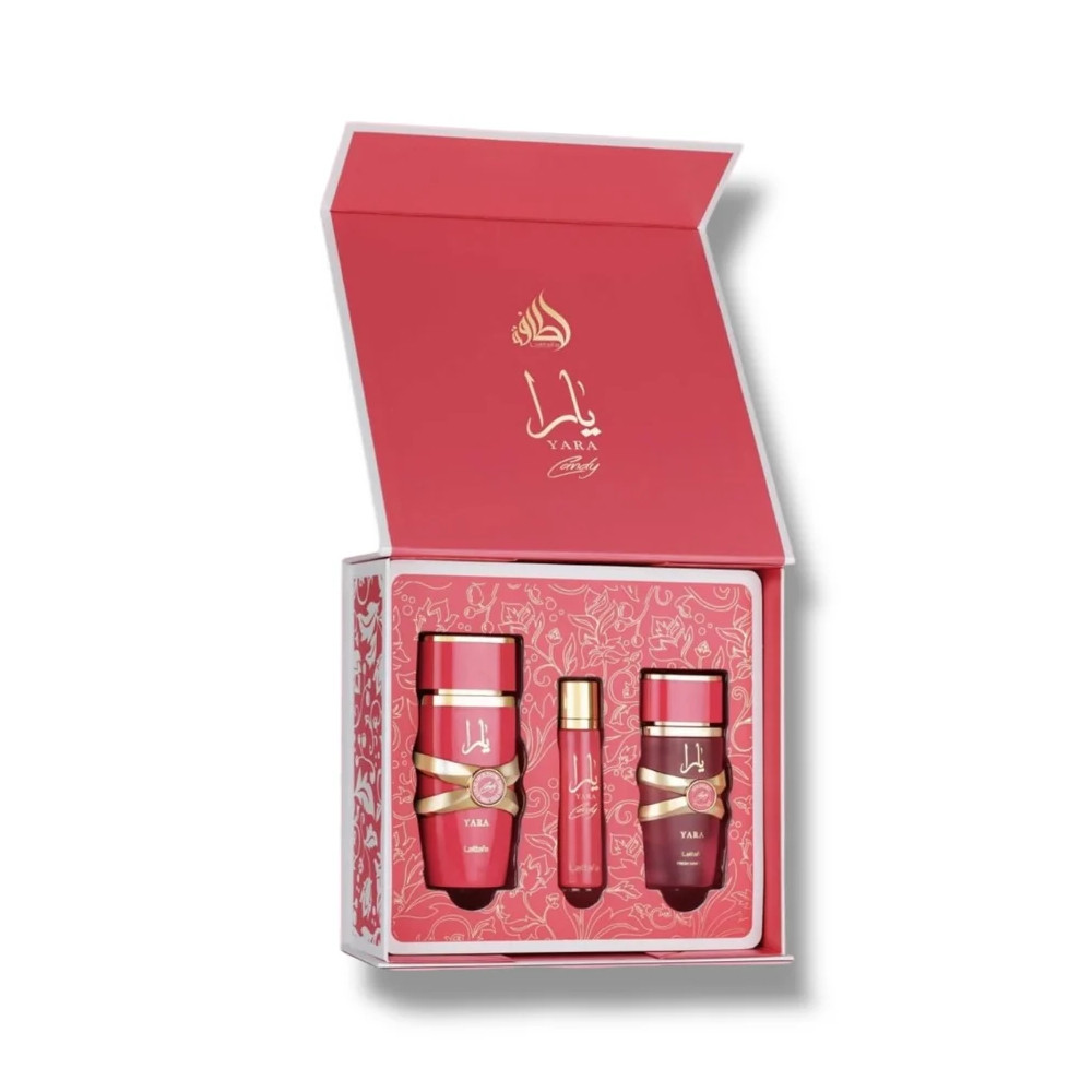 Lattafa Lattafa Yara Candy Women Perfume 100ml + Hairmist 12ml - Beauty & Personal Care - Lebanon
