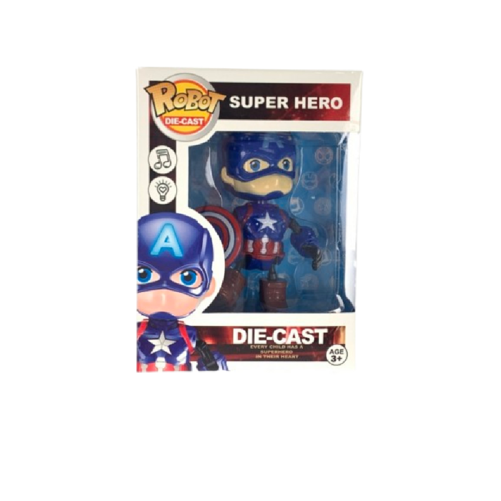  Robot Super Hero Die-Cast Figure | RB004 - Toys & Games - Lebanon