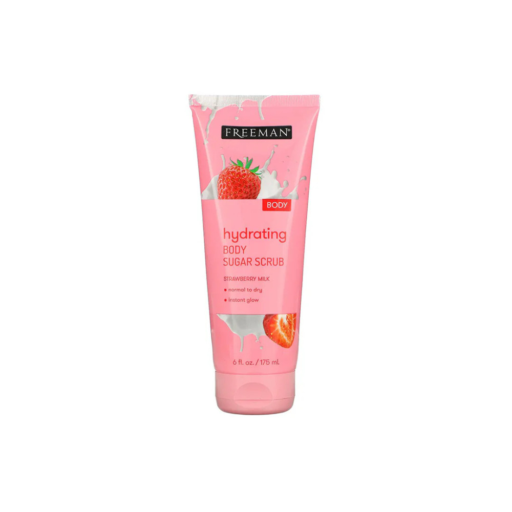 Freeman Freeman Hydrating Strawberry Milk Body Sugar Scrub - 175 ml | 261822 - Beauty & Personal Care - Lebanon