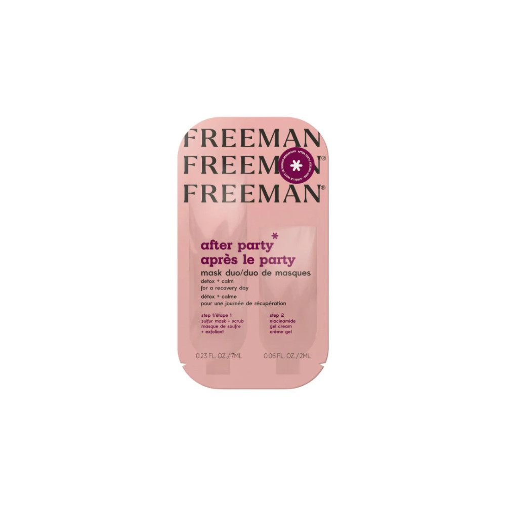 Freeman Freeman After Party DTX Duo Mask - 7 + 2 ml Sachet | 270842 - Beauty & Personal Care - Lebanon
