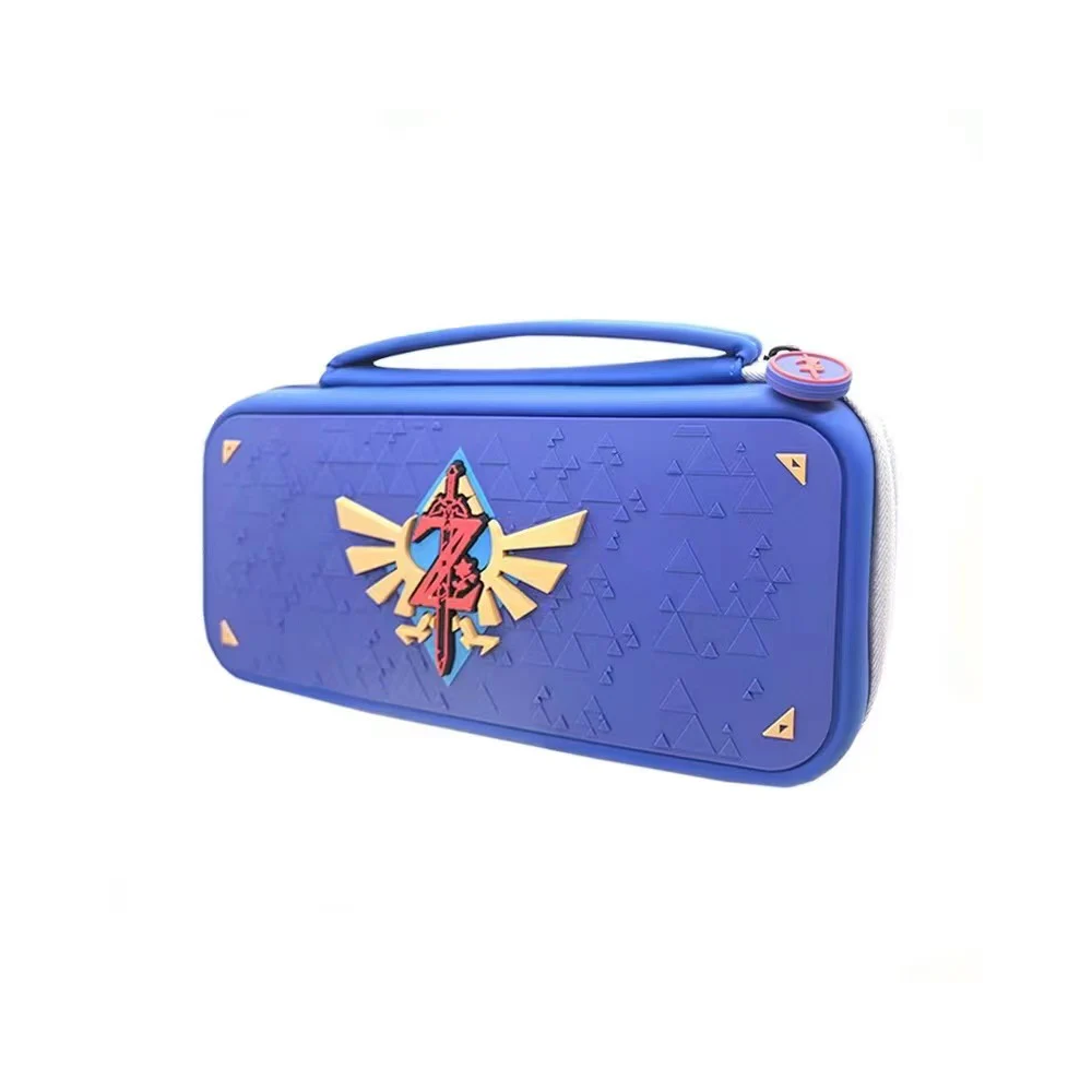 IPlay 3D Pattern Deluxe Hard Protective Carrying Bag for Nintendo Switch - Zelda Blue - Gaming - Lebanon