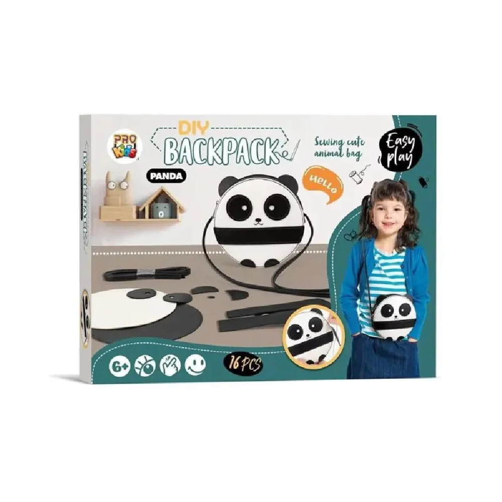 DIY Backpack – Panda Sewing Craft Kit | 81688 - Sports & Outdoors - Lebanon