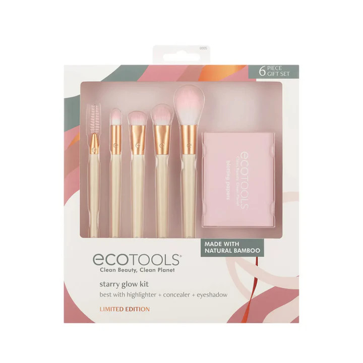EcoTools EcoTools Starry Glow Brush Kit (6 Brushes) - Christmas 2022 Edition | 265042 - Beauty & Personal Care - Lebanon