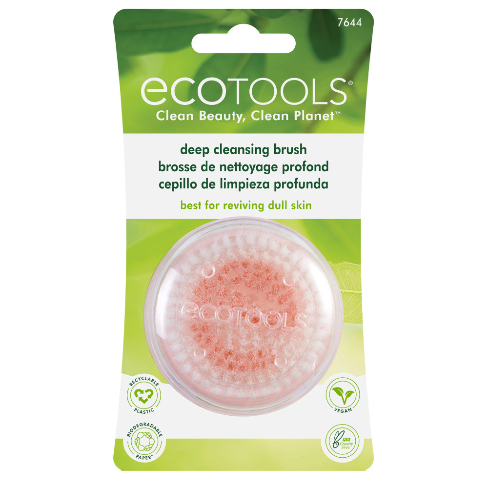 EcoTools EcoTools Deep Cleansing Facial Brush - Pink | 284855 - Beauty & Personal Care - Lebanon