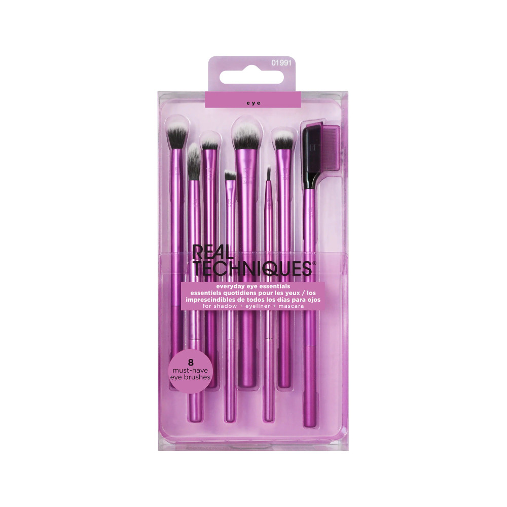 Real Techniques Real Techniques Everyday Eye Essentials Brush Kit (8 Brushes) | 261841 - Beauty & Personal Care - Lebanon