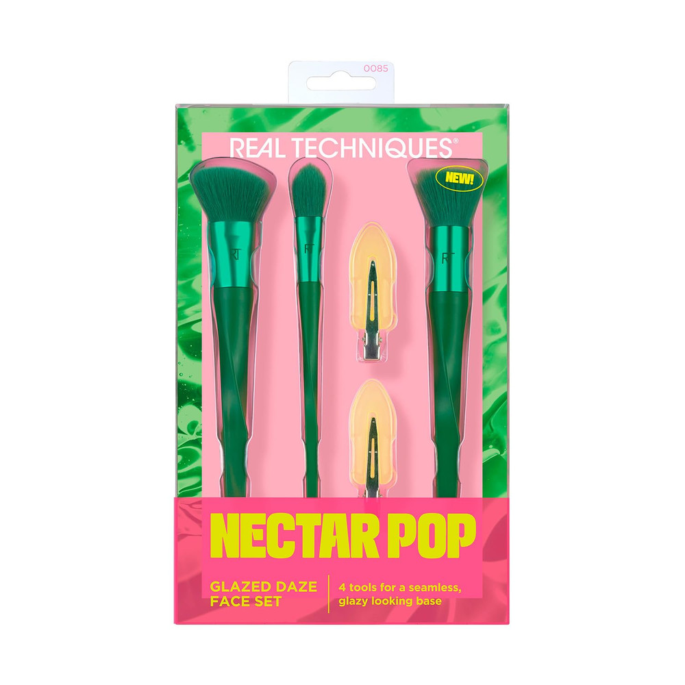 Real Techniques Real Techniques Nectar Pop Glaze Face Kit (4-Piece Set) | 268957 - Beauty & Personal Care - Lebanon