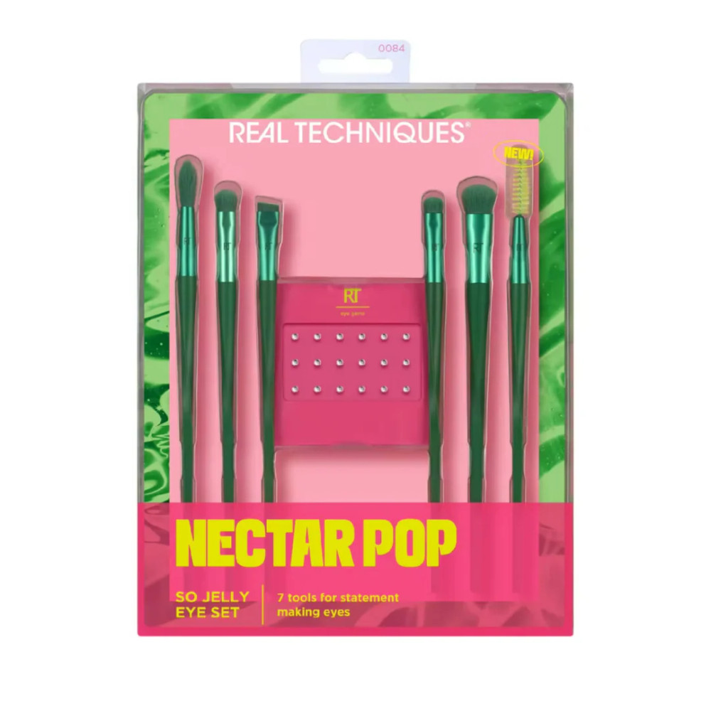 Real Techniques Real Techniques Nectar Pop So Jelly Eye Kit (6 Brushes) | 268961 - Beauty & Personal Care - Lebanon