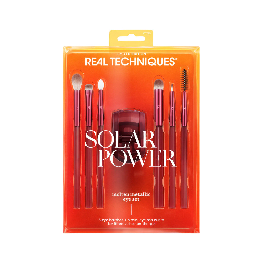 Real Techniques Real Techniques Solar Power Molten Metallic Eye Set (7-Piece Kit) | 284864 - Beauty & Personal Care - Lebanon