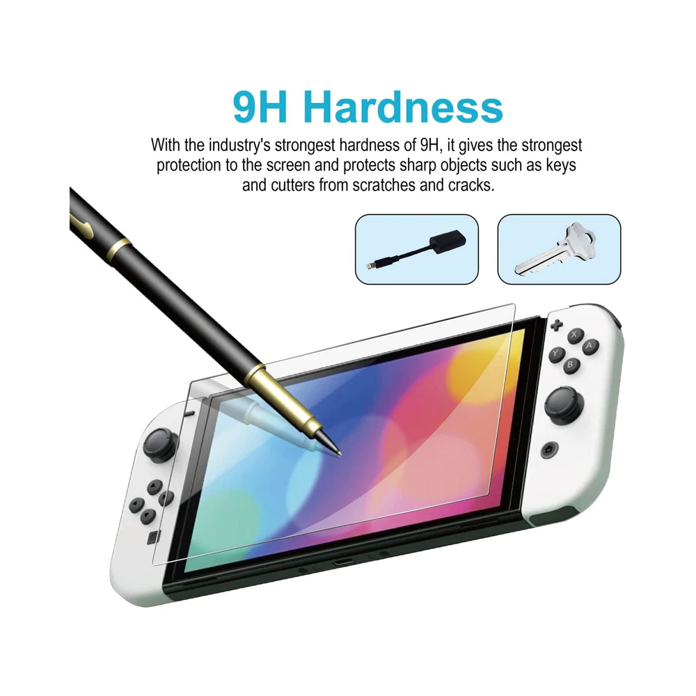 Nintendo Nintendo Switch OLED Tempered Glass Screen Protector - Gaming - Lebanon